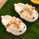 Xier Children's slippers Hole shoes Summer soft-bottomed men and girls live home baby sandals, babe heads, anti-slip beach cave shoes slippers [beige 30-31]