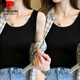Pierre cardin pure cotton vest women's suspender wears sports base and inner style versatile sleeveless beautiful back slim slim top. Large bundle strips - white - only three pieces left in the event 2XL:130-138Jin [Jin equals 0.5 kg]