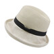 Maria Gucci (MARJA KURKI) sun hat for women, sun protection hat, forest European topper, adjustable hat wing, white