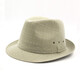 Changyin Summer summer cool hat men's hat top hat sun hat linen jazz hat spring and autumn linen beige slightly small 57 cm