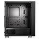 SAMA Suzaku air front panel/left panel iron mesh double-sided cooling chassis/6 fan positions/wide body hardware/supports ATX motherboard/water cooling/air cooling/can DIY vertically mounted graphics card Suzaku air black breathable iron mesh efficient heat dissipation