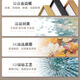 
Hanxuan New Chinese style living room decoration painting Modern light luxury sofa background wall painting mural landscape painting office tea room hanging painting JD15567 120*40CM Handmade diamond inlay painting aluminum alloy black frame