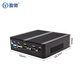 盈驰 微型工控主机双网口双串口嵌入式迷你工控机机器视觉全铝无风扇低功耗mini PC小型台式机电脑 N2830双核+2G+32G固态盘