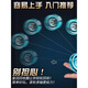 GUEN悠悠球儿童新手溜溜球发光yoyouu小学生入门自动回旋男孩玩具 渐变极光绿【合金】(指套+2绳子)