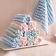 Miaoran coral velvet rags 25*25cm*10 absorbent kitchen dishcloths, scouring pads, hand towels, housekeeping cleaning rags