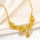 Jinshitong Old Phoenix Gold Store Diez mil personas agarra Hong Kong Vietnam Gold Collar de girasol colgante de giras girasol regalo Flower Fish Bone .8 Gramos se venderán por 5,999 yuanes