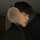 Fikawei earmuffs keep warm men's winter windproof and antifreeze earmuffs earbags for students riding plush cold-proof earmuffs for women, black, same style for men and women
