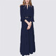 
MeetMetro Mayer French fairy dress for women 2025 autumn new high-end temperament pure and sexy skirt dress long skirt lotus powder [spot lightning] L