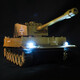 Smart Home Kinderspielzeug Fernbedienungstankfahrzeug Crawler Tiger Elektrische Militärsimulationsauto Model Jungen 1. Juni Geschenk [32,5 cm] 9-Ticket-Tank-Bronze-Gold