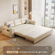 Beixun Sofa Bed Integrated and Dual Use 2025 Home Living Room Multi-Function Storage Cat Scratch Folding Sofa Bed No. 7 Color [Cat Scratch] 1.6-meter Latex Model + Storage + USB Charging