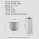 Fu Guan disposable tea cup Kung Fu tea rice husk thickened high-end heat-resistant hard drinking tea cup with cup holder box tea tasting cup tea cup storage rack 1