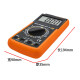 Электрик Budi Electrician DT9205A Высокопроницаемый электронный мультиметровый показатель Multimeter Multiemeter Anti-Hurn Belt Automatic STANDATION + Стандарт + набор зарядки + Специальные часы PEN + Сумка для ткани.