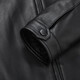Jiumuwang leather jacket, genuine leather jacket for men [100% sheepskin] 24 autumn and winter new slim business casual leather jacket, slim version + black + AN1DV41717 2XL 185/104A
