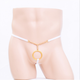 Ji yu Unterwäsche Tanga Männer schwule schwule perverse perverse niedrige Taille offene Treppe konkav und konvexe große Tasche transparent und sexy offene rote Uniform Größe