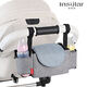 Insular (Insel) Baby -Kutsche Hanging Bag Aufbewahrungstasche Kinderbeutel Aufbewahrungstasche Kinderbeutel Aufbewahrung Beutel Schwangerer Muttertasche Glimmergrau Jubiläumsstil