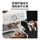 柏翠（petrus）PE3899意式咖啡机全半自动家用奶泡机研磨一体机小型双泵牛角手柄 咖啡机PE3899+制冰机IC08套装
