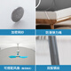 OIVFNDQN (OIVFNDQN) yurt-free mosquito net 1.8m for household anti-fall children with bottom 1.5m foldable 1.2m pattern 2m Athens House Gray-full bottom-double door 1.2m (4ft) bed