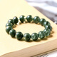 Xiyinfu Natural Crystal Green Ghost Cornucopia Bracelet Women's Transfer Thousand Layers of Gypsophila Ghost Bracelet Couple Jewelry Green Ghost Cornucopia 8mm