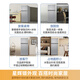 Haier refrigerator small two-door office mini refrigerator energy-saving direct cooling home rental appliances refrigeration and freezing ultra-thin double-door energy-saving small refrigerator 118 liters, 360 three-dimensional refrigeration, low temperature compensation