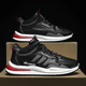 Umgang mit gebrochenem Code weicher Sohle atmungsaktiver Marken Spring- und Sommerkleidung-resistente Nicht-Schlupf-Leichtgewichte Neue Herrenschuhe Casual Board Schuhe Sport Schuhe Männer ad6628 Lederoberfläche Schwarz 39 39