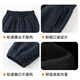 Paw Paw Team Li Dagong Children's Pants Autumn and Winter Plus Velvet Dupont Three-Proof Warm Pants Boys Winter Sports Pants Navy Blue 120cm