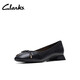 Clarks Qile Zapatos para mujeres Ubree15 Paso Single Single's Spring Light Dance Series Spring Comfort Ballet Zapatos Amplios Zapatos de boda Negro 261748564 37