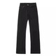 Masfany Scimitar Jeans Summer American Style High Street Plus Velvet Slim Rectitu Straight Clothing MA701-1 Negro Plus Velvet 2XL