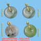 Fat Donglai's same style safe buckle clip buckle 18k gold buckle yellow l gold rose gold AU750 jade buckle jade 18K gold small S style - medium size