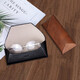 Erwei Japanische Style Brille Box Ins Mädchen tragbare Anti-Druck-Sonnenbrille Retro Eye Storage Box Myopia Brille Box Schwarz