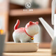 Tao Yunshang boutique cute ceramic kitten tea pet tea table tea table tea art ornaments trinkets tea toys tea set accessories gifts Xiaofu Cat-Mao Ni Xiaohuo