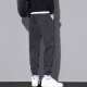Pantalones informales de carpintería Men sueltos sueltos de verano Nuevo estilo Harun Trendy Workwear Versátiles Pantalones deportivos Hombres 9859 Gray Plus Velvet 3xl