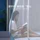 Mercury Home Textile Mosquito Net A-Class Mongolian Mosquito Net Home Anti-fall Mosquito Net Student Dormitory Encrypted Three Doors Summer Rosemary Square Top Mongolian Yurt (Baby Blue) 200cm*180cm*170cm