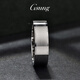 GsunG platinum ring men's PT950 new brushed matte ring platinum ring men's fashionable and atmospheric inner arc priced by gram, contact customer service before bidding for gold price