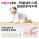 Manlong bedside anti-fall floor mat thickened crawling mat baby home baby crawling mat - cheese color 160*50*4cm