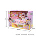 Tu Ruisi schlafende Dressing Doll Simulation Krippe 3-6 Jahre alte Mädchen spielen Hausspielzeug Kindergeburtstag Geschenke für Mädchen