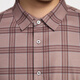 Jinba Men's Fall New Men's Men's Business à manches longues à manches longues avec laine Plaid Business Travel Shirt BCBE3527 Fern S (165) 165