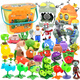 Nouvelle plante vs tabouret de bouteille de rangement de jouet zombie ensemble de toys de toys pour enfants lancées nouveaux 686-125 [tabouret de rangement] Soft Glue 22 pièces ensemble