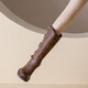 Feyuega Knight Boots Women's Retro Maillard Thick Heel Belt Buckle Martin Boots But Knee Boots New Western Denim Boots Brown 38