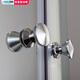 LENS shower room arc-shaped bathroom dry and wet separation 6mm bright silver 1 square meter x does not include steam