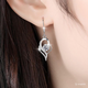 MANHE S999 Pure Silver Earrings Women's Earrings Women's 2025 New Earrings Pendant Wife's Birthday Gift for Girl Friends