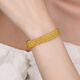 Hande gold-plated 18k multi-layer sand gold bouncy bracelet for women, non-fading winding bracelet, imitating golden flash, five circles