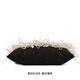 Boluo Artista Silent Wind Light Luxury Wasabi Simple Suture Craft Model Room Bed de hotel Back contra la almohada de cintura BR3523 [30_60cm] Core de terciopelo emplumado