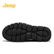 Chaussures pour hommes Jeep Printemps et automne léger respirant des chaussures de toile de pédale d'un pied Foot's Foot Sole Sole Casual Chores non glissa Lazy Driving Chaussures Black (Sports Taille) 41