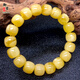 Royal Honey Natural Beeswax Bracelet Original Mineral Flower Wax Single Circle Old-Type Abacus Abacus Bead Bracelet Without Optimization Send National Inspection Certificate M120501 21.2g (With National Inspection Certificate)