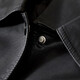 Shang Du Bilugan practiced handsome classic wild lapel pocket design locomotive jacket female leather clothes black M