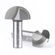 Customized Rund Bottom Tool Battery Battery Holzfräsen und Trimmmaschinenkantenschneider R Semi-Ball-Köpfe Mahlen Cutter Holzbearbeitungsbogen gerillt Mahlen Cutter 12138