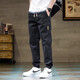 Jeanswest Casual Hosen Herren Sommer 2025 Neue Khaki Herrenhosen Lose Harem Hosen Herrenarbeit Hose Khaki 4xl