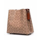 Entrenador (entrenador) Bolso de mujeres, bolso de mochila de bucket de sauce de estilo femenino, bolso de cuerpo cruzado de un solo hombro de moda, regalo de cumpleaños para novia, marrón C3890 B4NQ4