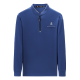 Mengtejiao Algodón puro de algodón puro Camiseta de manga larga Top de camiseta delgada para hombres en otoño e invierno Middle-Eding Men's Stand-Up Collar Base Base [delgada de manga larga] 6625-Dark Blue 175/XL Recomendado [135-155Jin [Jin iguala 0.5 kg] desgaste]