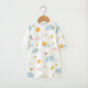 Baby Nachthemd Sommer Dünner Baby Pyjamas langärmelige reine Baumwollklimaanzug Einteilige Anti-Kick-Quilt-Quilt Nachthemd Kinder Nachthemd Tierpark 80